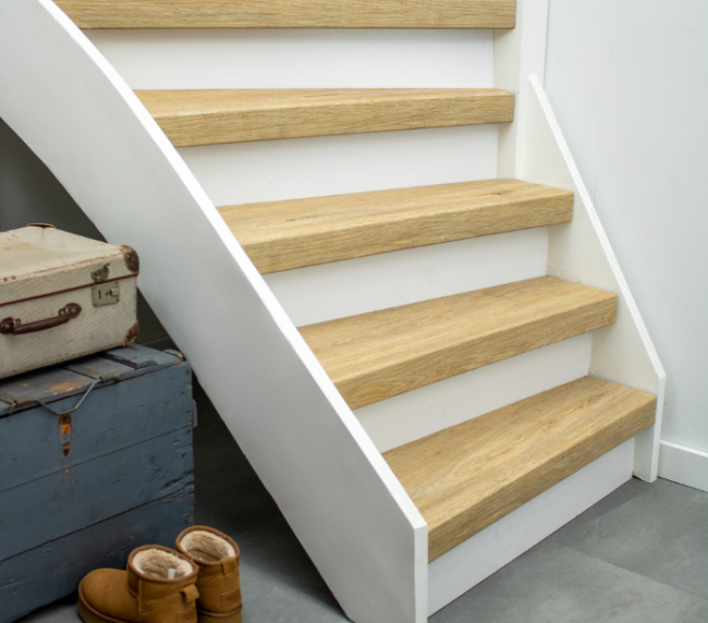 Traprenovatie PVC Brushed Oak 301 Corfu