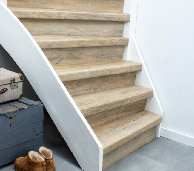 Traprenovatie PVC Cement Double Smoked Oak 305 Elba