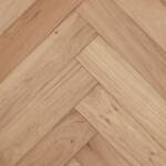 C902 – Visgraat Eiken lamelparket, Rustiek, 150 mm, Onbehandeld