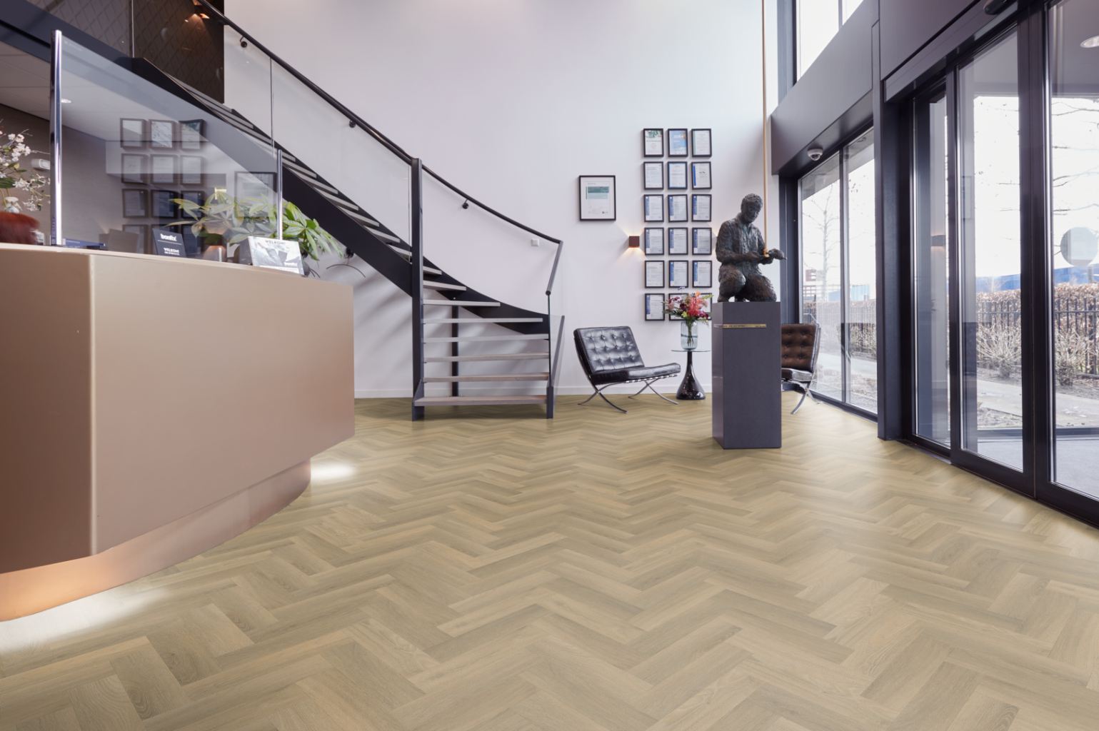 Straq P602 visgraat dryback natural - Afbeelding 5