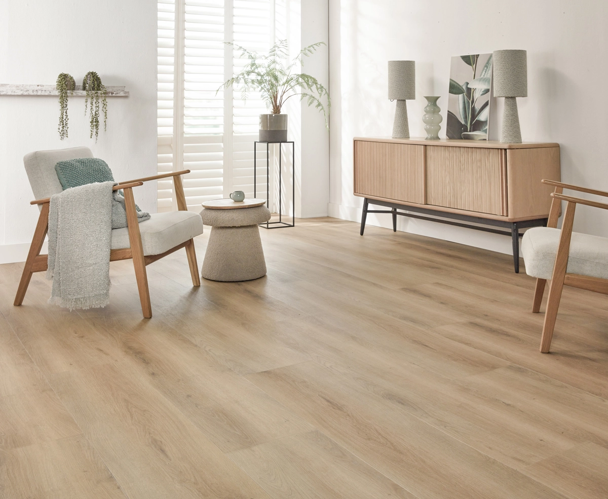Floer Landhuis Click PVC vloer Landelijke Eik woonkamer 1.webp