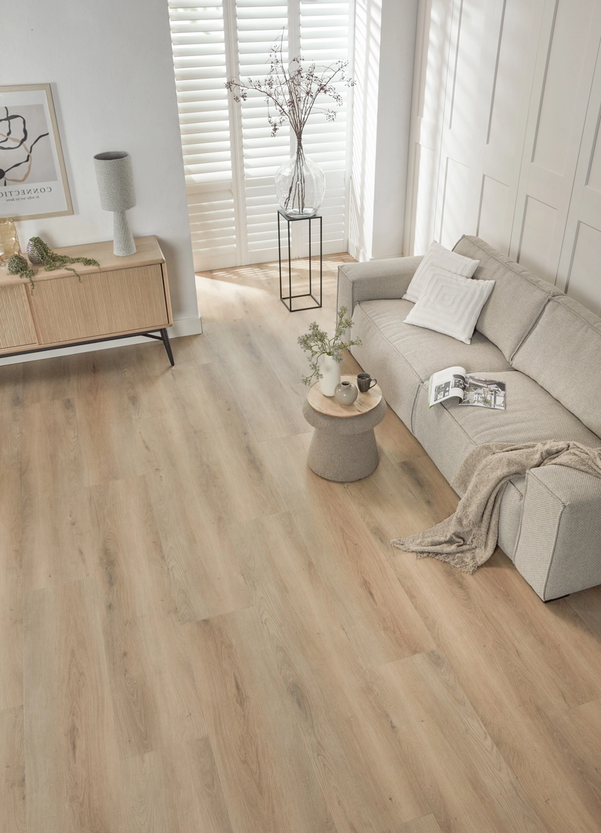 Floer Landhuis Click PVC vloer Landelijke Eik woonkamer 5.webp