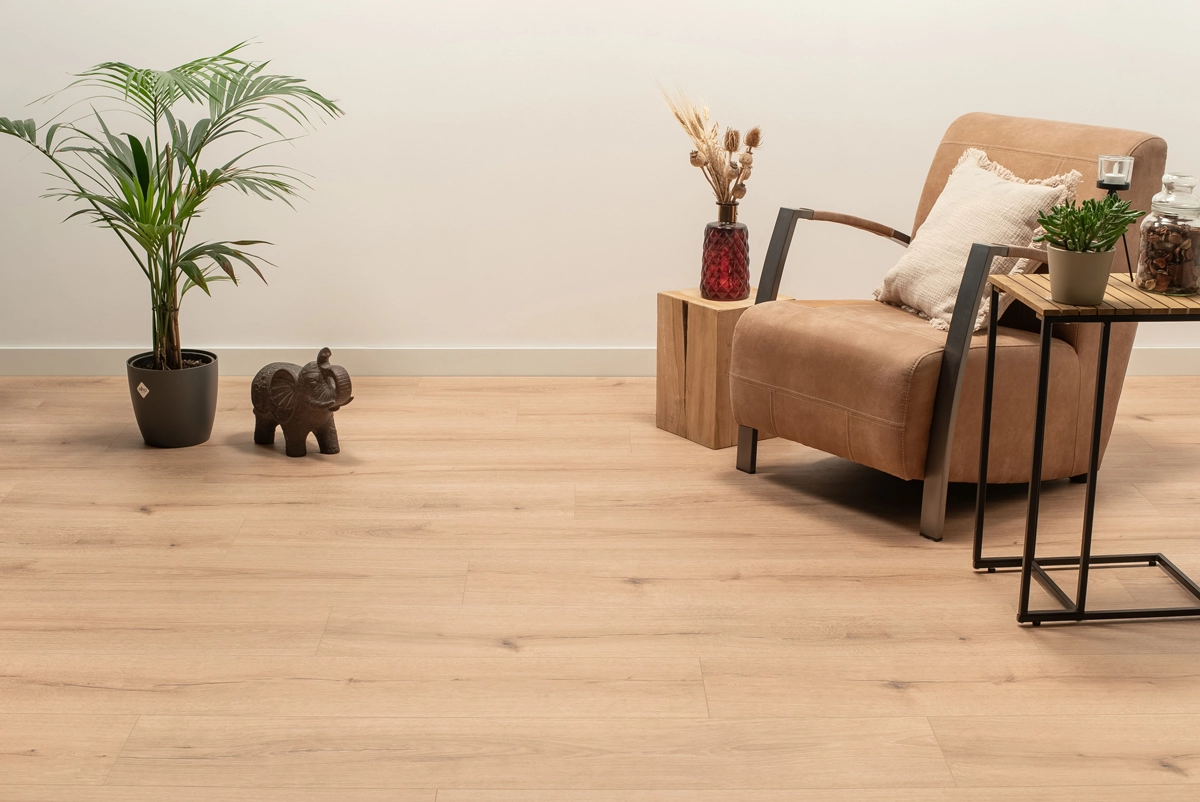 Floer Steden Laminaat Bergamo Bruin Eiken sfeer front.webp