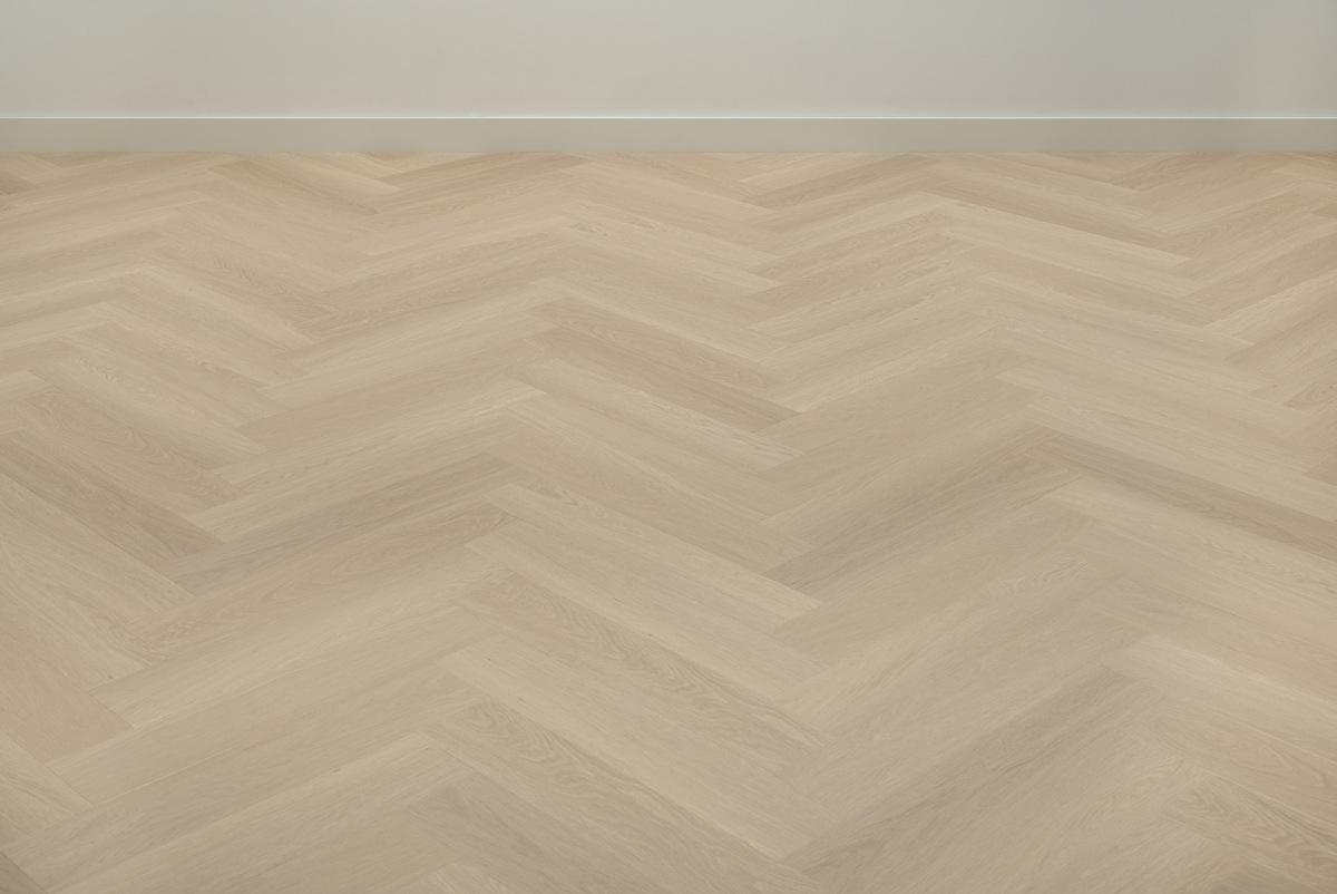 Floer Visgraat Click PVC vloer Beige Eiken product front.webp